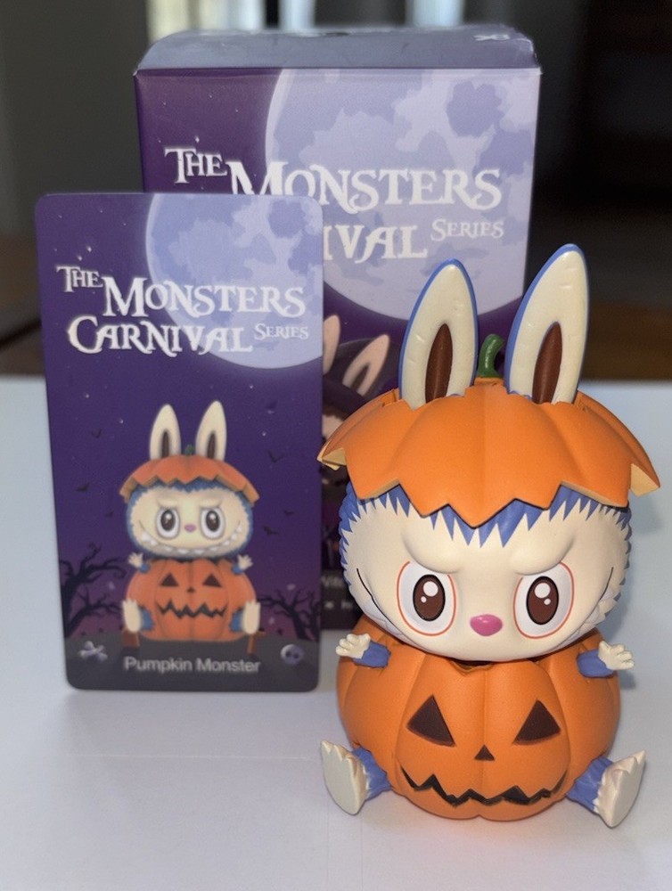The Monsters Labubu Carnival Halloween Series Pumpkin Monster USA Stock
