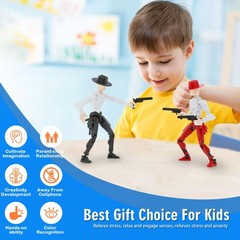 Deeplus Titan 13 Action Figure, Cowboy Already Assembled 13 Dummy 13 Action F…