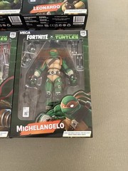 NECA TMNT FORTNITE COMPLETE SET OF 4 Raphael, Michelangelo, Leonardo, Donatello