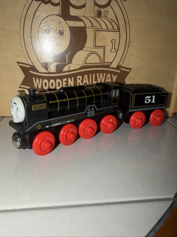 HIRO ! THOMAS FRIENDS TRAIN WOODEN Railway 2012 Fisher Price #51 Japanese￼