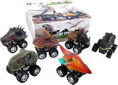 Dinosaur Toy Pull Back Cars 6 Pack Dinosaur Boy Toys Age 3,4,5,6,7 Dino T-Rex Ga