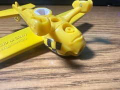 Disney Planes Yellow Bird #17 Deluxe Racing Jet Diecast DAMAGED 1:55 FC