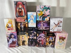 Popular Japanese beautiful girl figure set 10 pieces New Bunny girl JAPAN