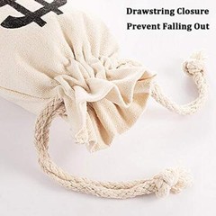 24 Pack Dollar Sign Drawstring Bag for Halloween Party Favors Cowboy Cosplay