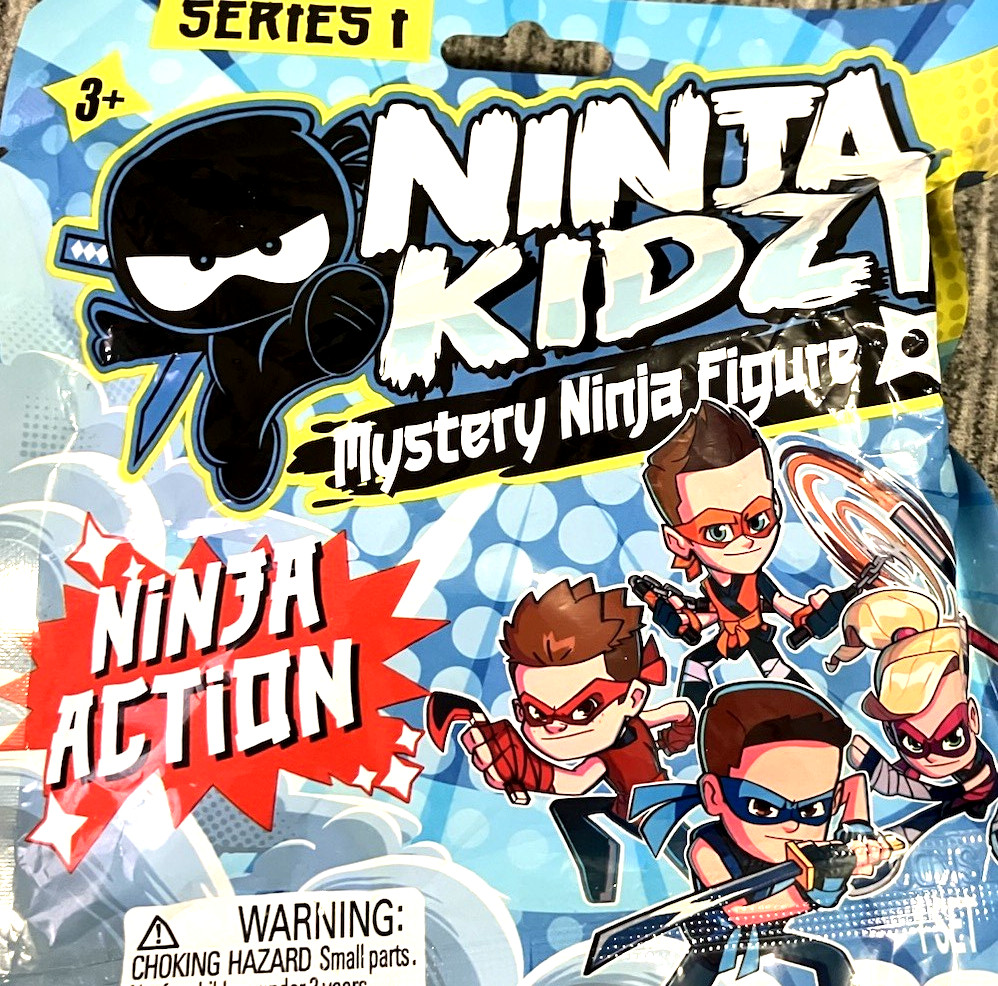 Ninja Kidz Action Figure Mystery Ninja -Ninja Action 1 Figure 1/1 Accessory New