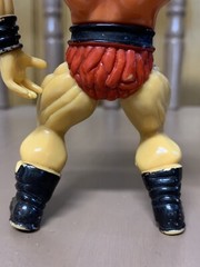 Vintage 80s MOTU KO Galaxy Heroes Wrestler Warrior Huk Orange Chest Variant READ