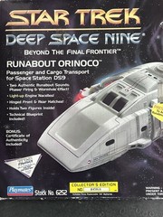 “Star Trek Deep Space Nine” Runabout Orinoco vehicle for 5” Playmates Figure New