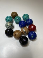 Lot Of 13 Mixed Bakugan Figures – Includes Darkus Ingram 540G New Vestroia