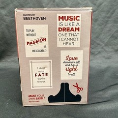 Today Is Art Day Beethoven Figure 5″ PVC Collectible New In Box Art History