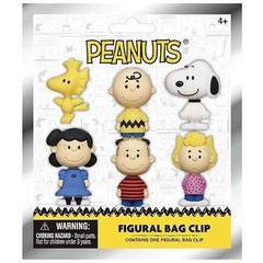 Lot of 2 Peanuts FIGURE BAG CLIP Mystery Blind Bags Sealed Ages 4+