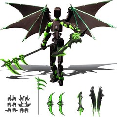 Dummy 13 Action Figure – Eco-Friendly Articulated Toy with Majestic Demon Wings