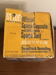 1966 G.I Joe Space Capsule and Box No Space Suite Please See Photos Description