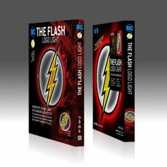 THE FLASH DC LOGO LIGHT Large LED 23″ Store Display Comic Sign BRANDLITE