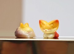YOYO YEUNG Studio MINI KENNETH & RABY Set(2pcs)SOFT VINYL Figure Toy H3CM(1.2in)