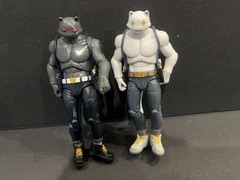 Fortnite Meowscles Action Figures 4″ Shadow AND Ghost Action Figures Jazwares