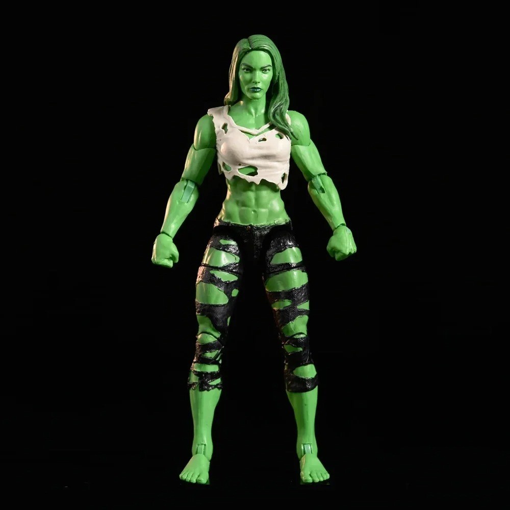 Marvel Legends She-Hulk 6 Inch Action Figure Angry & Normal Head Collectible