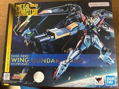 METAL ROBOT Damashii Wing Gundam Zero Epyon 2 Piece Set Used Japan Toy