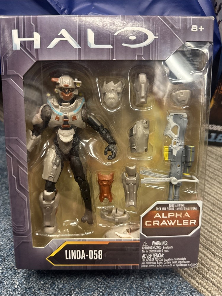 Halo Linda 058 Action Figure Alpha Crawler Build A Figure Mattel 2016 New *read