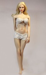 12″ TBLeague Female Girl Doll 1/6 Wheat Seamless Body With Blond Hair Head Scupt