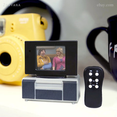 Tiny TV Classics The Big Bang Theory Season 4 Mini TV w/ Remote – Plays Clips!