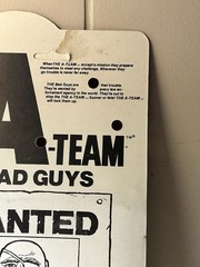 Vintage Galoob A-Team Python Bad Guys Action Figure New On Card, Unpunched 1983