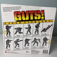 Vtg 1986 MATTEL GUTS! Laser Fighters SET With Original Box RARE Open Box