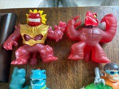 Lot of 10 Vintage Heroes of Goo Jit Zu Figures Moose Toys