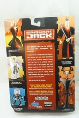 SAMURAI JACK ACTION FIGURE TWO HAND SLICING SWORD DAGGER BATTLE AXE 2001 NEW MIB