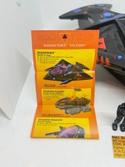 💥RARE 1986 Starcom SHADOWBAT 100% complete Maj Klag w VISOR ID card WORKS💥