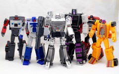 Pocket Size Small Scale MFT Car Plane Vehicle Combined Robot Destroyer Figures