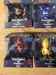 Five Nights at Freddy’s Metalfigs Lot of 4 – Freddy, Bonnie, Chica, Foxy –…