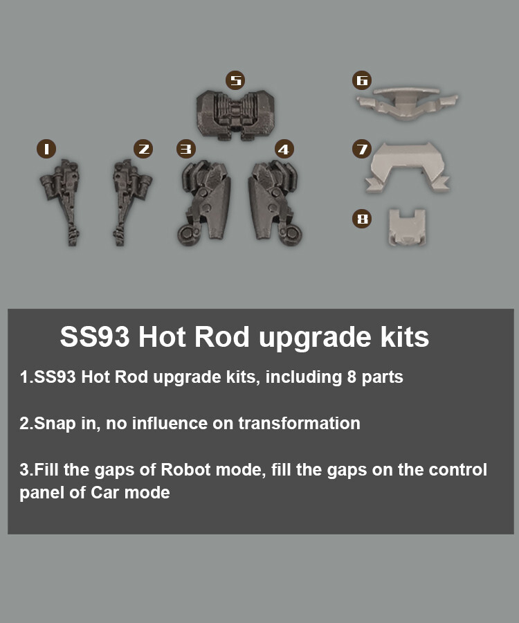 Go better studio GB-1076 upgrade kit for SS93 Hot Rod,in stock