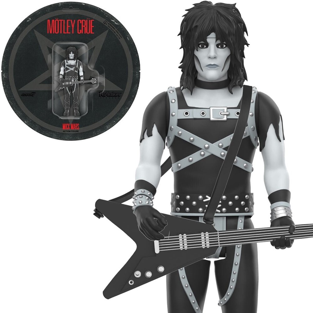 Mötley Crüe • Shout At The Devil • Super7 • MICK MARS (3 ¾ in) • Ships Free