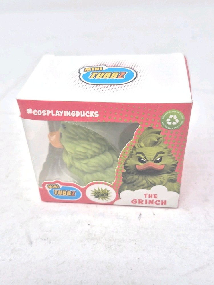 Mini Tubbz – The Grinch – Rubber Duck – Numskull – New Open Box
