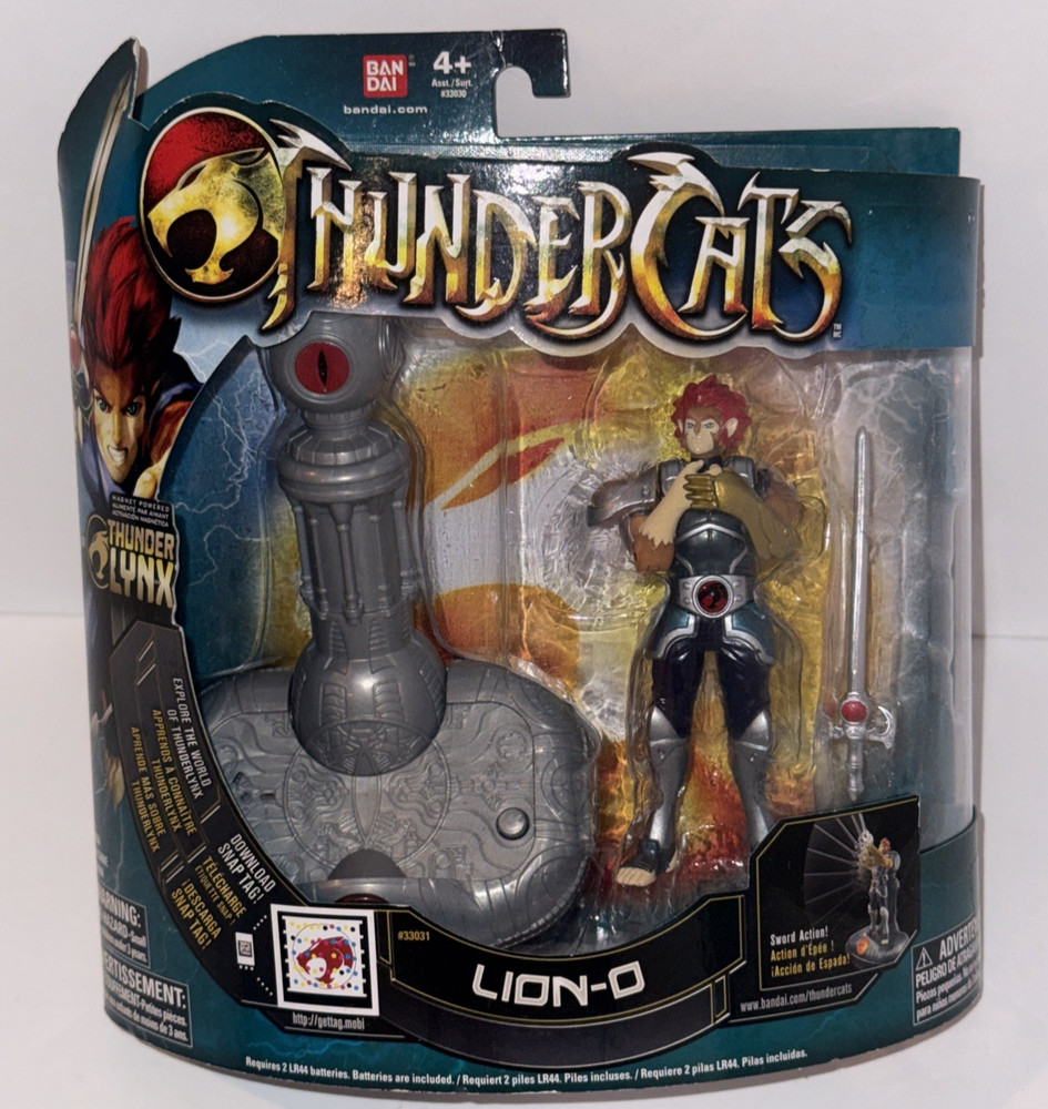 NEW Ban Dai ThunderCats Thunder LION-O Action Figure Play Set 2011 NIB