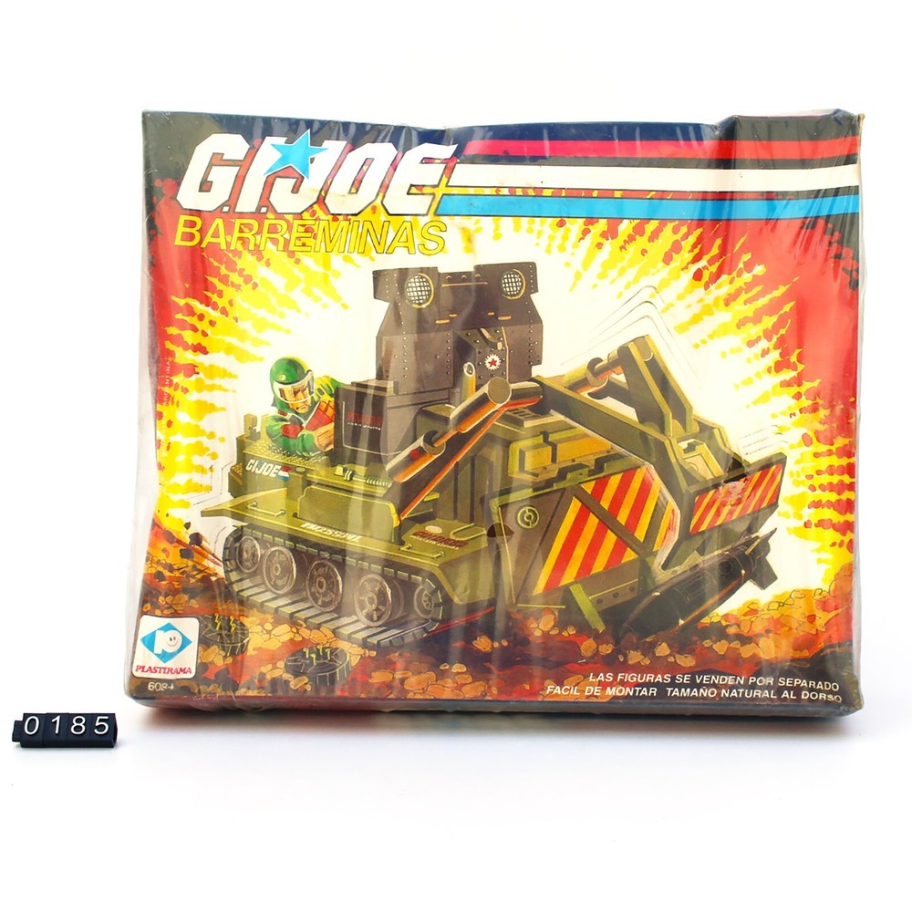 Vintage GI Joe Bomb Disposal Barreminas 80’s by Plastirama Argentina MISB