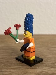 Marge Simpson The Simpsons Block Mini 2.5” Figure Abs Plastic Toy