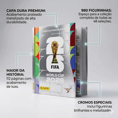 Panini Silver Album 2026 World Cup Hardcover FIFA WC Brazilian Edition