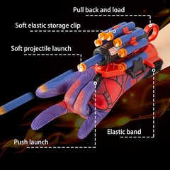 Ultimate Spider Web Shooter Gloves Set – Perfect for Kids’ Superhero Fun
