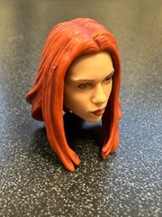 Marvel Legends BLACK WIDOW (HEAD STRAIGHT HAIR) 6″ Scale MINT (WINTER SOLDIER)