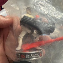 Star Wars Attacktix Lot of 7 Chrome Figures in original packaging