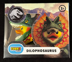 Mini Tubbz – Dilophosaurus – Jurassic Park – Rubber Duck – Approx 2″ High