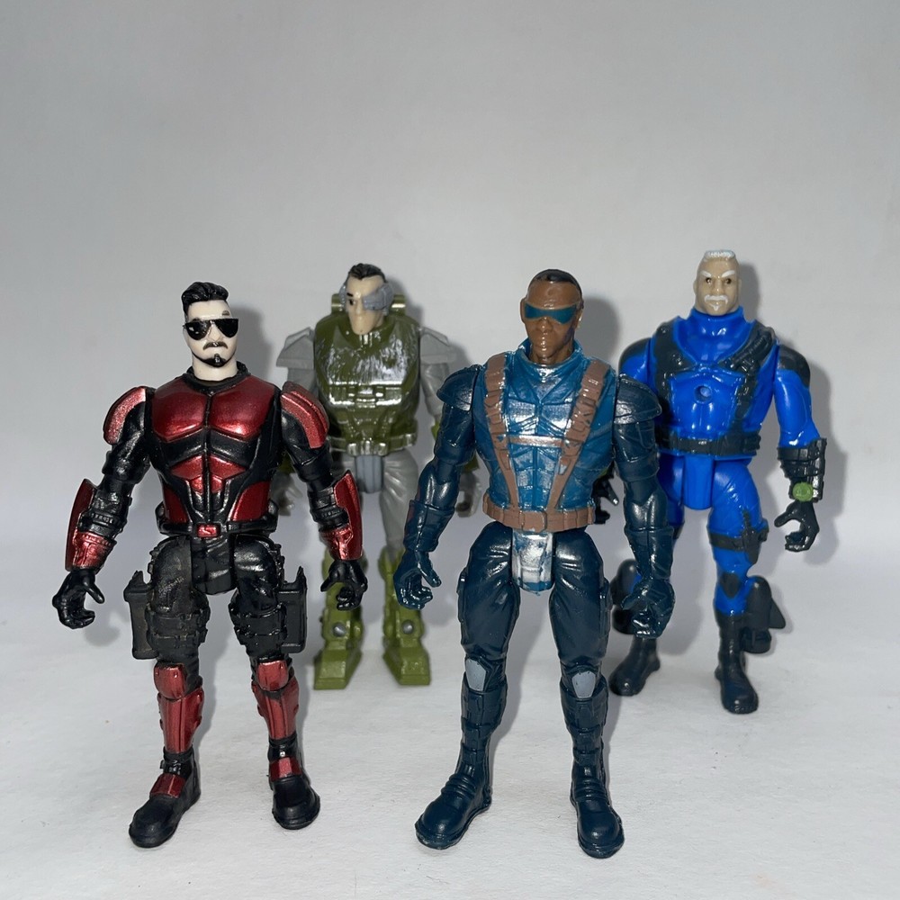 Final Faction Alpha Team 1 Lot Of 4 Action Figures 4″