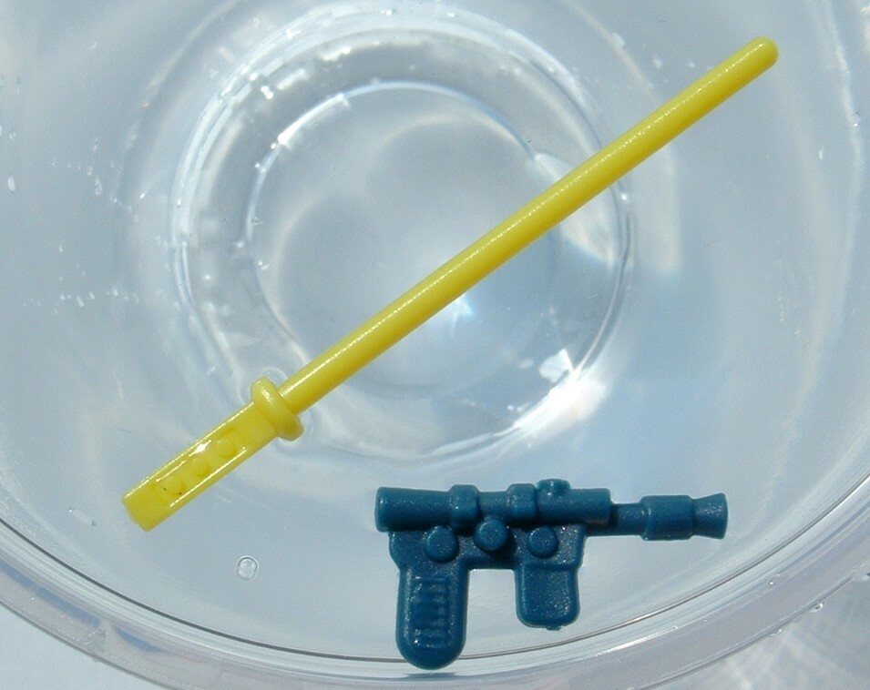 Luke Bespin Yellow FLOAT Lightsaber Blue REPRO Custom Weapons Vintage Star War