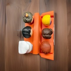 FRIENDS couch for McDonalds figures (couch only figures not included)