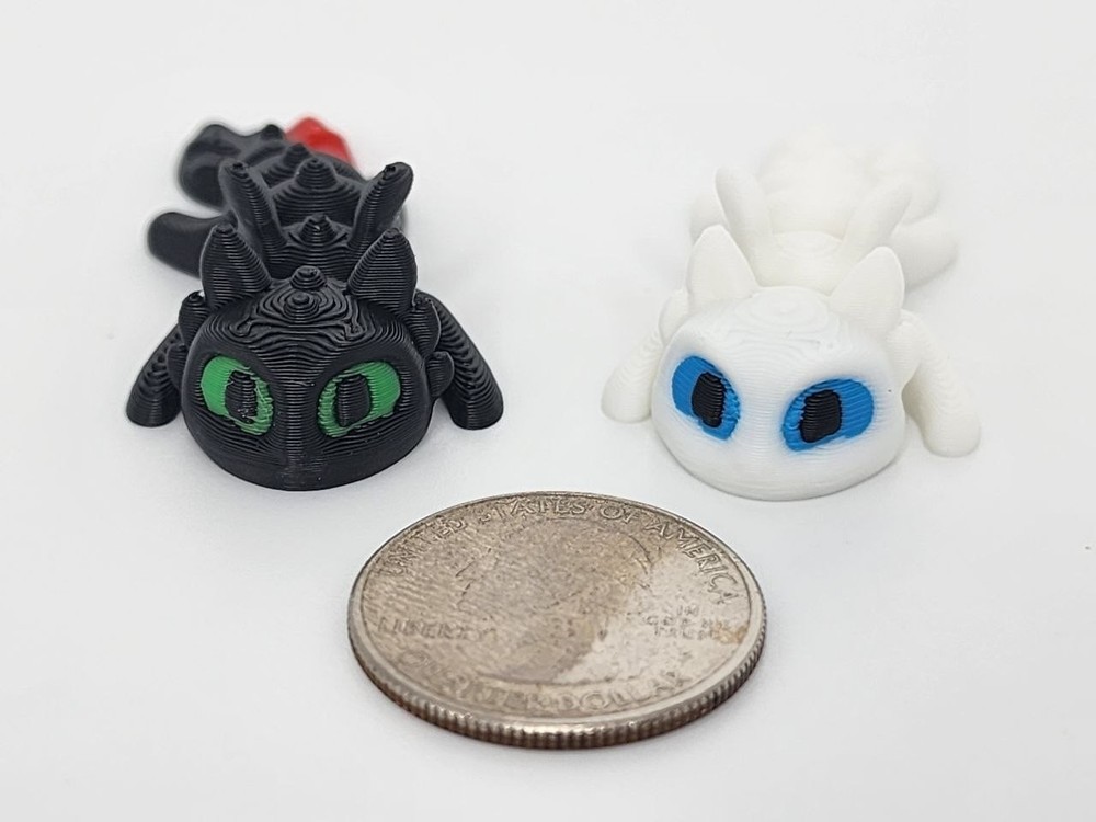 Assorted 3D Printed Mini Pal Fidget Toys (Non-keychain versions)