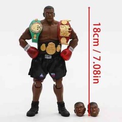 18cm Boxing Champion Mike Tyson Action Figure Pvc Collectable Doll Final Round