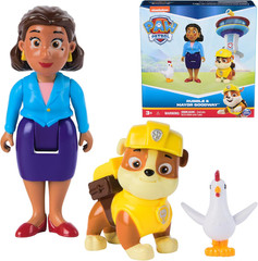 Rubble, Mayor Goodway & Chickaletta Figures, Kids Toys for Boys and Girls Age…