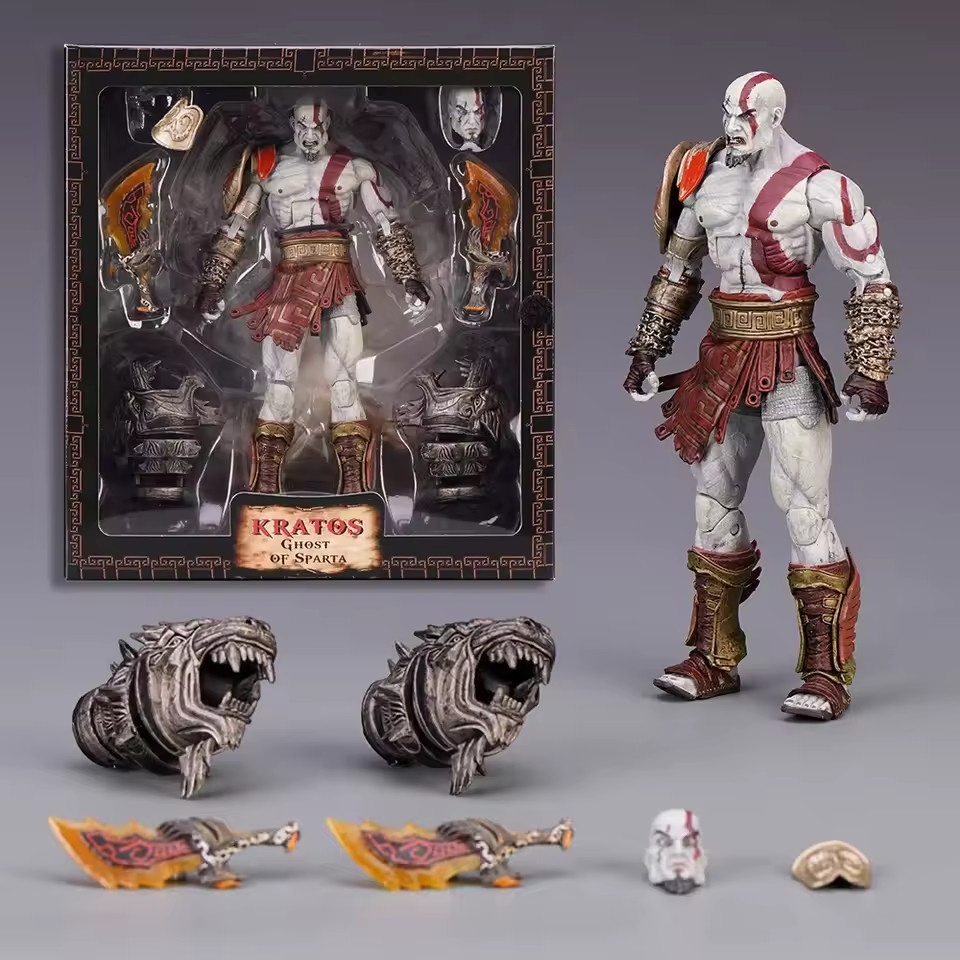 18CM God of War Kratos Action Figure Movable PVC Collectible Model Toy Gift