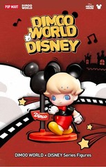 POP MART Dimoo World x Disney Series Confirmed Figure Sealed Bag in Open Box